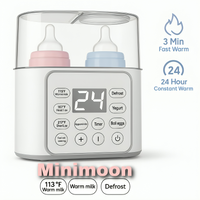 9-in-1 Smart Baby Bottle Warmer – Fast, Safe & Portable